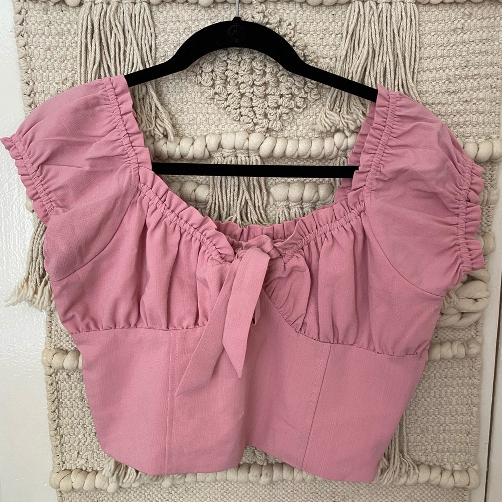 Lottie Moss crop top